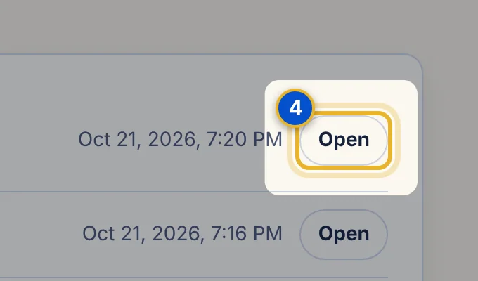 Close-up 4: Open. Jumps to the project or idea the entry is about.