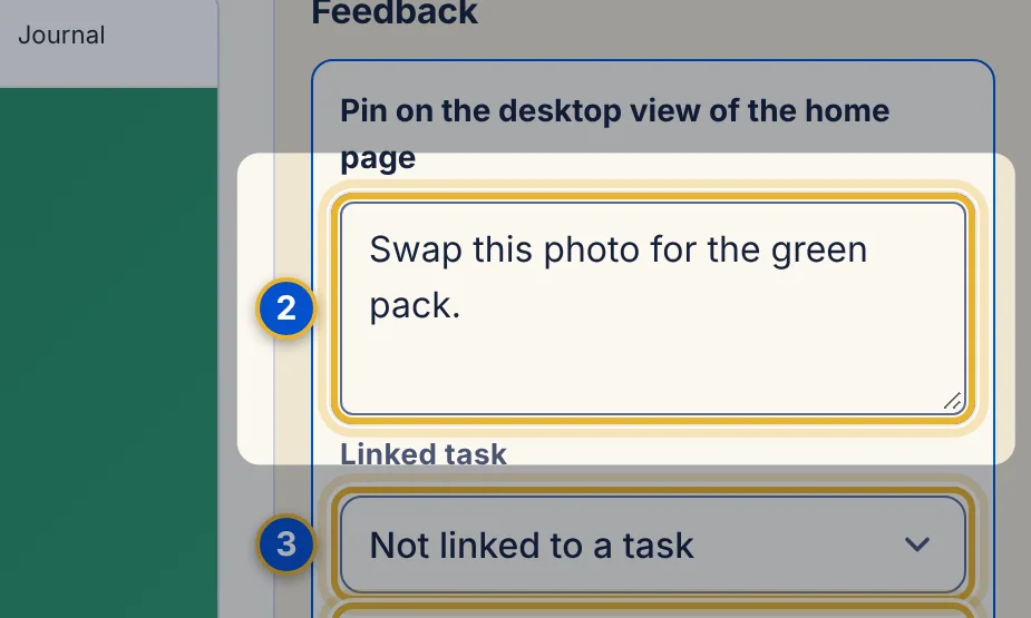 Close-up 2: What needs attention? Up to 1,000 characters.