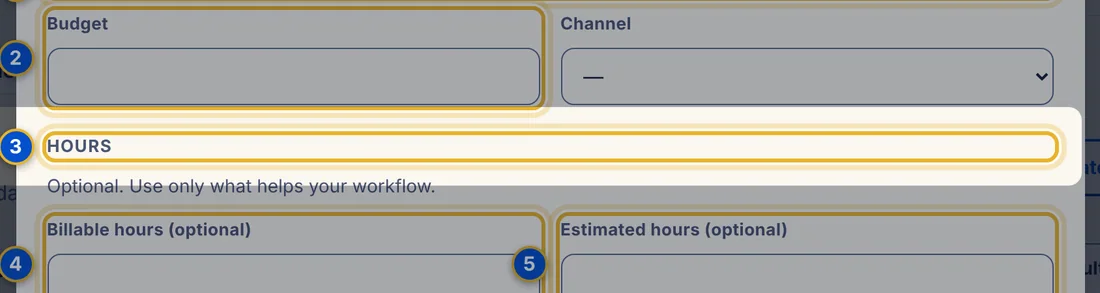 Close-up 3: Hours section