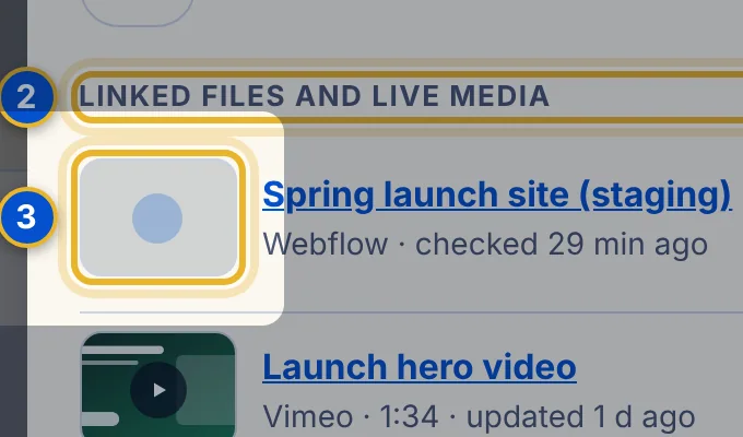 Close-up 3: Thumbnail. Select it to open the live preview.