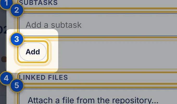 Close-up 3: Add button