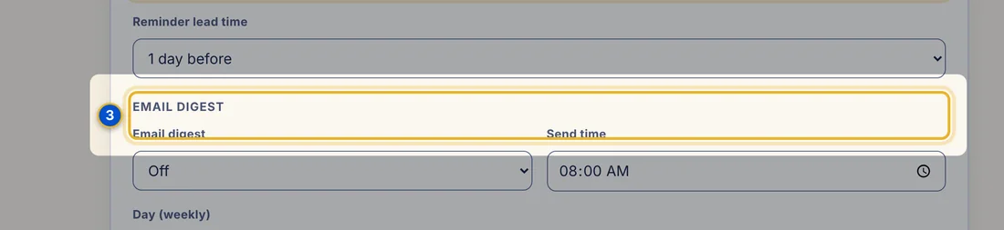 Close-up 3: @mention alerts checkbox