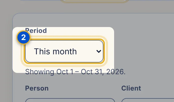 Close-up 2: Period list